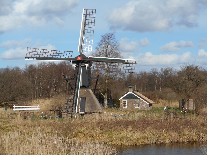 architecture, Kalenberg, environment, plant, Wieden, cloud - sky, water, weerribben-wieden, traditional windmill, outdoors, mill, fuel and power generation