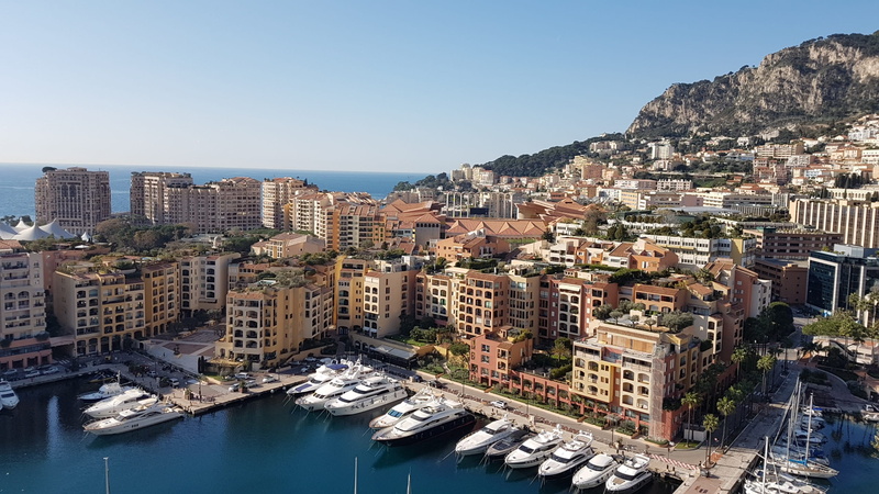 water, boat, monaco, travel destinations, sea, porto, the principality of monaco, apartment, nautical vessel, built structure, high angle view, mode of transportation