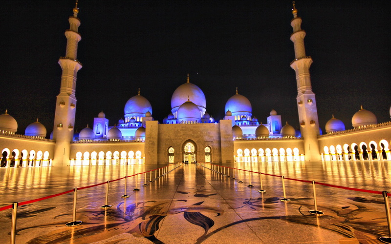 overnight, backgrounds, desktop, dhabi, united, sheikh, zayed, mosque, abu, hd, 2K, emirates, arab