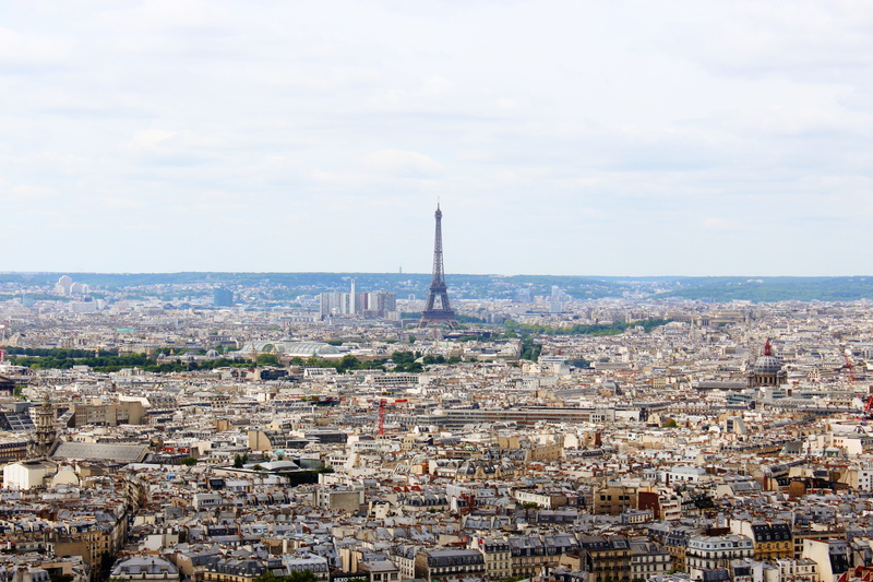 outdoors, france, skyscraper, tower, history, 5K, day, travel, building exterior, city, built structure, crowded, paris, horizon, sky, architecture, cityscape