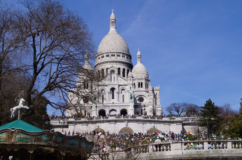 building, plant, religion, low angle view, building exterior, spirituality, place of worship, monument, paris, spire, dome, 4K, built structure, outdoors