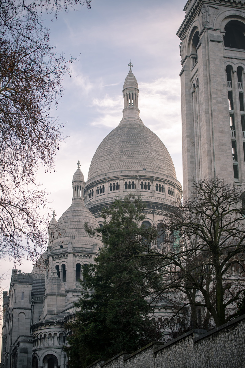 city, religion, arch, travel destinations, building exterior, day, church, spirituality, france, outdoors, tower, urban, low angle view, dome, plant, architect