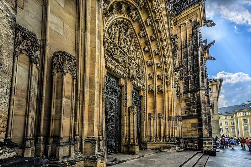 Cathedral, St. Vitus Cathedral, Religious, Cathedrals, Prague, 1080P, Architecture