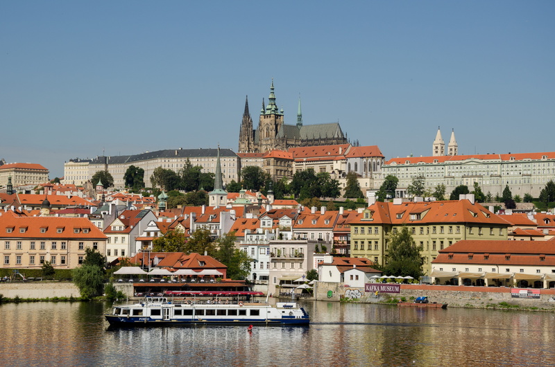 outdoors, architecture, built structure, place of worship, travel destinations, building exterior, no people, passenger craft, vltava, czechia, karlův most