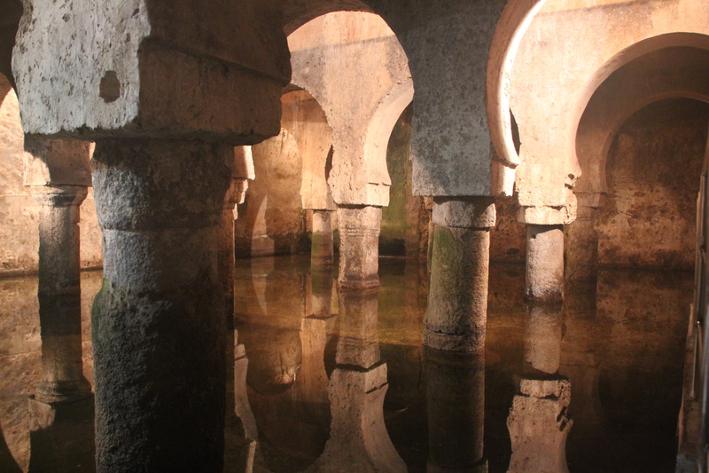 nature, the past, tourism, colonnade, religion, building, indoors, no people, old, day, 5K, Cáceres, architecture, arch, Reflection, built structure, architectural column