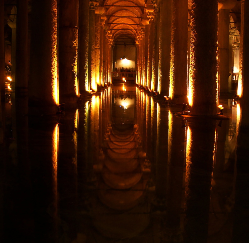 nature, place of worship, no people, famous Place, direction, the way forward, 1080P, underground, water, cave, indoors, religion, architectural column