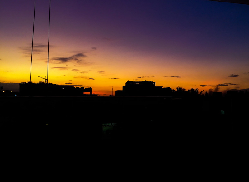 tranquil scene, copy space, built structure, building exterior, electricity, nature, bengaluru, building, tranquility, architecture, sky, outdoors, dark