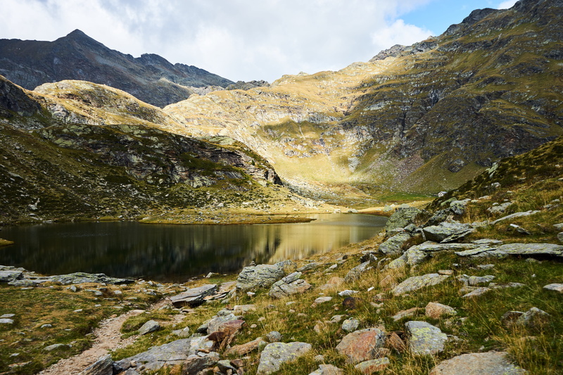 non-urban scene, tranquil scene, day, cloud - sky, spronser lakes, water, no people, sky, tranquility, nature, remote, beauty in nature, formation, outdoors