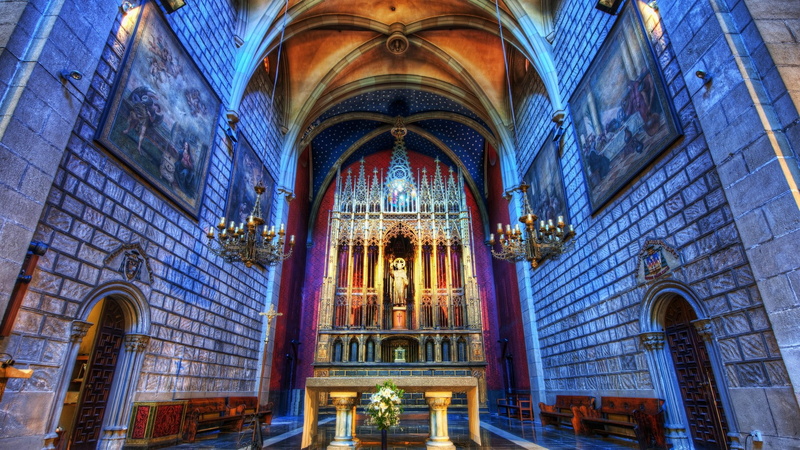 architecture, 1080P, church, HDR