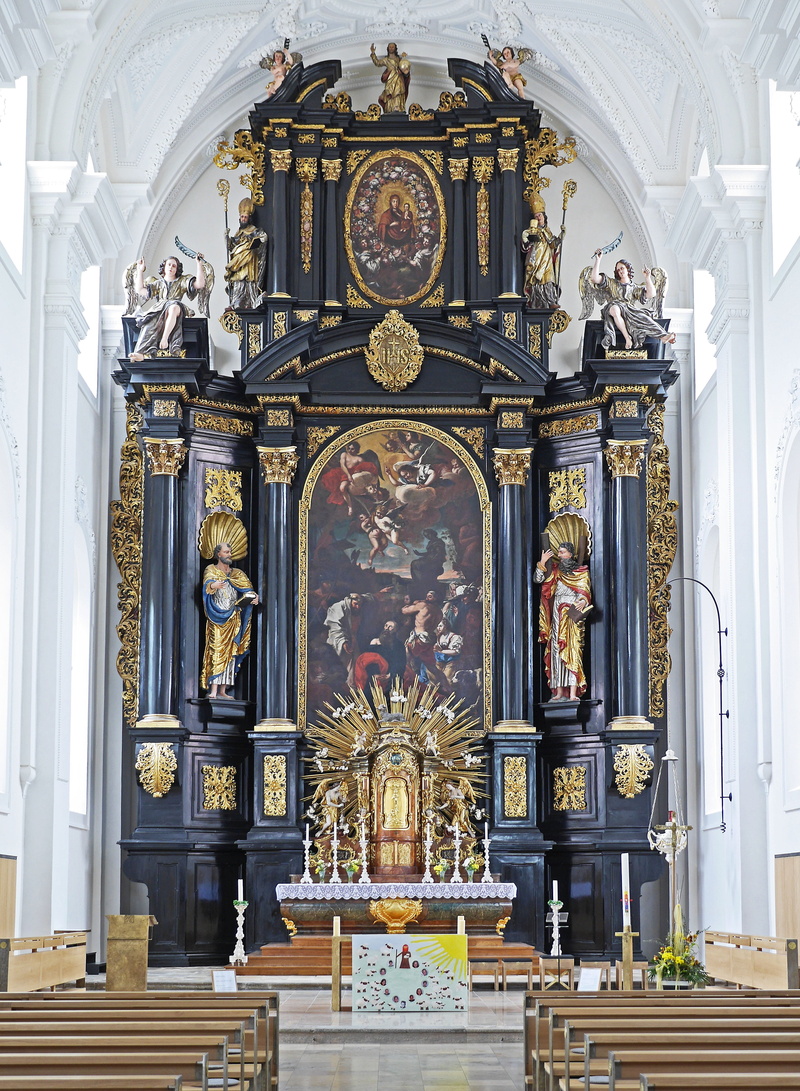 no people, church, human representation, building, architecture, built structure, passau, place of worship, niederbayern, of 17th century, art and craft