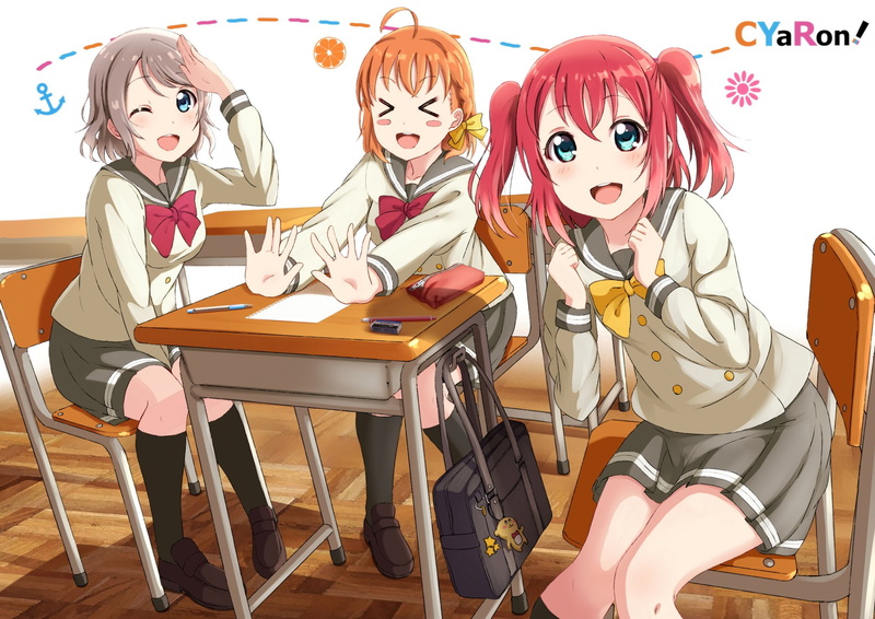 You Watanabe, Ruby Kurosawa, 1080P, Love Live! Sunshine!!, Anime, Chika Takami