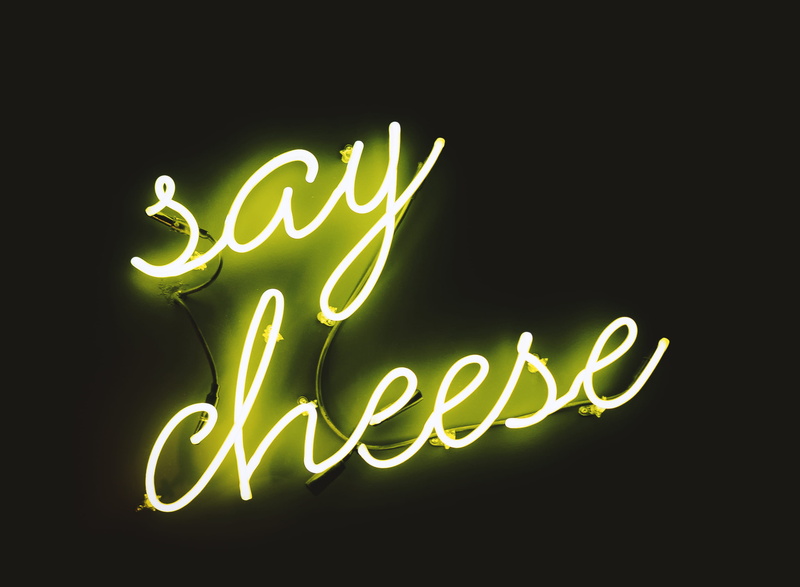 wording, yellow, light - natural phenomenon, night, neon, message, light, cheese, no people, glowing, lighting equipment, advertisement, black background
