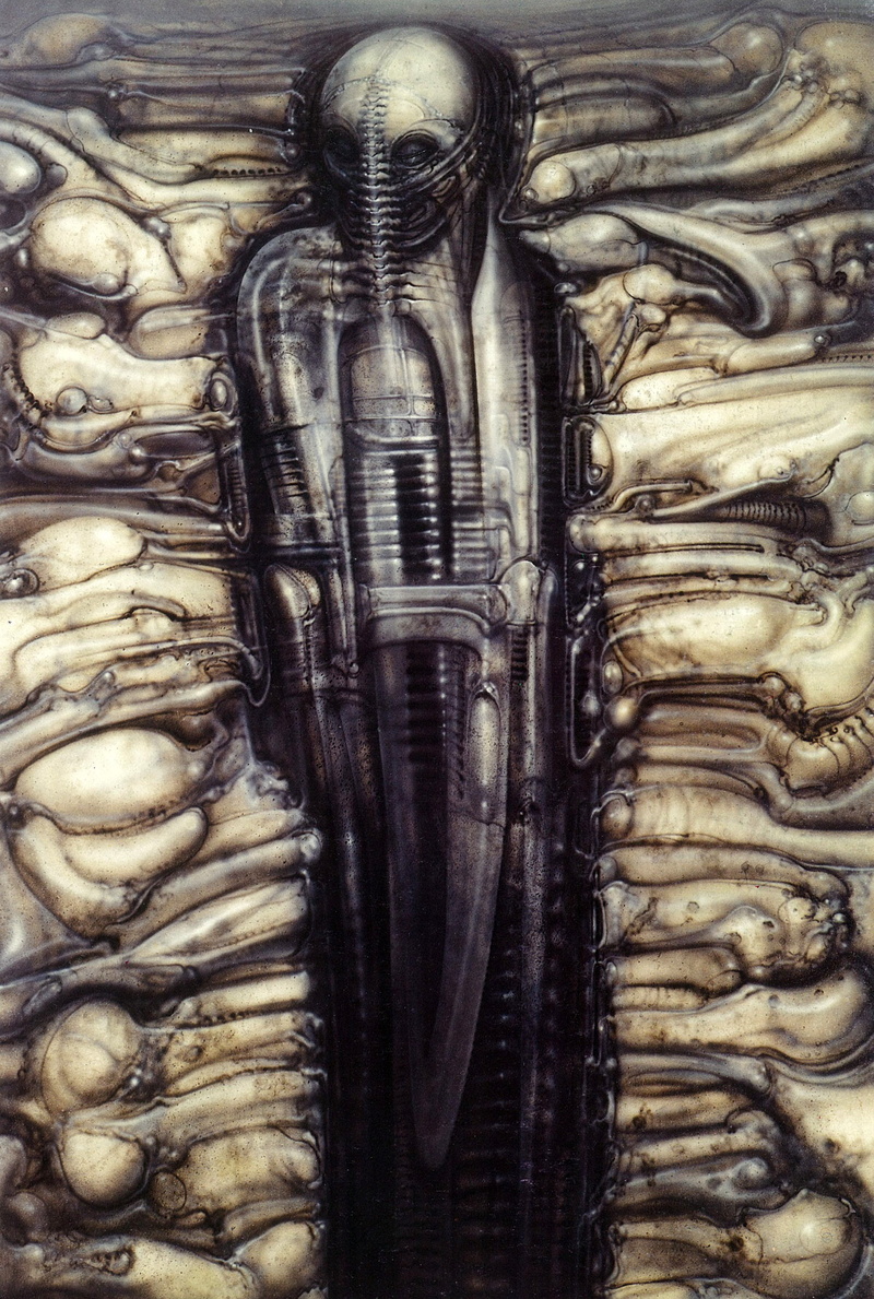freshness, Giger, fish, animal themes, backgrounds, sci, indoors, seafood, Xenomorph, raw food, Evil, artwork, fi, alien, vertebrate, large group of objects