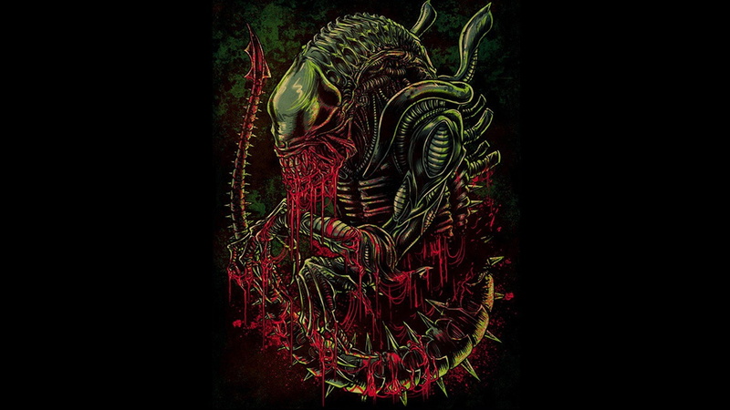 h, Aliens, horror, alien, artistic, 1080P, Giger, artwork, Dark, Evil, r, fantasy, Xenomorph, sci, fi, art
