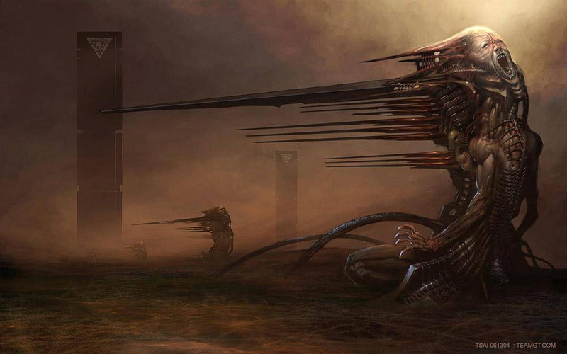 horror, fi, sci, h, Dark, artistic, Evil, fantasy, Giger, 1080P, art, artwork, r