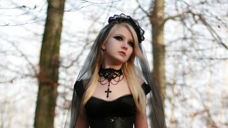 witch, blonde, 1080P, occult, women, gothic