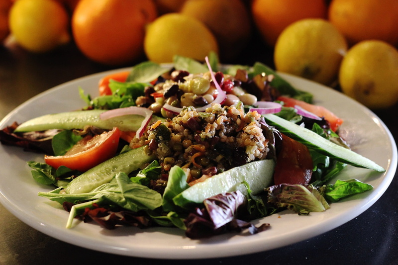 meal, ready-to-eat, orange, plate, healthy eating, freshness, healthy, serving size, wellbeing, quinoa, citrus fruit, fruit, dinner, focus on foreground