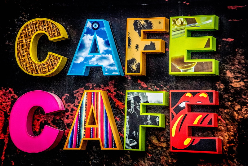3D, posters, sign, letterings, art, art and craft, cafe, architecture, text, food and drink, multicolored, multi colored, 720P, d, digital composite, commercial sign