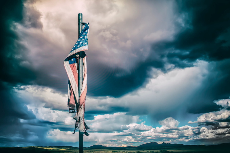 America, the consequences, day, united states, cloudscape, scenics - nature, non-urban scene, cloud - sky, tranquility, flag, tranquil scene, overcast