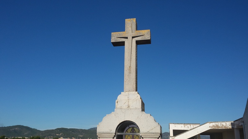 4K, jesus, religion, outdoors, christianity, symbol, blue, architecture, the past, cross shape, spirituality, sky, christ, no people, clear sky, nature