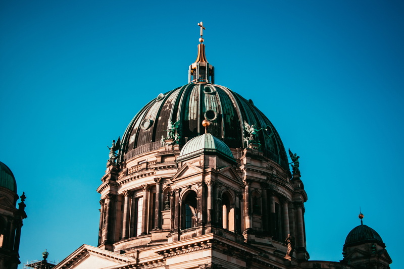 cathedral, fir, observatory, mosque, nature, berlin, 5K, urban, architecture, tourism, city, plant, low angle view, tower, travel destinations, abies