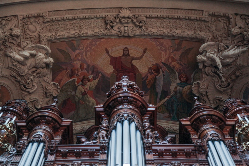 majestic, national, gothic, mural, famous, church, cathedral, music, travel, history, christian, old, ornate, spirituality, place of worship, europe, historic