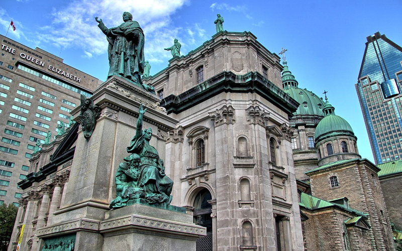 1080P, Basilicas , Basilique-Cathedrale Marie-Reine du Monde in Montreal