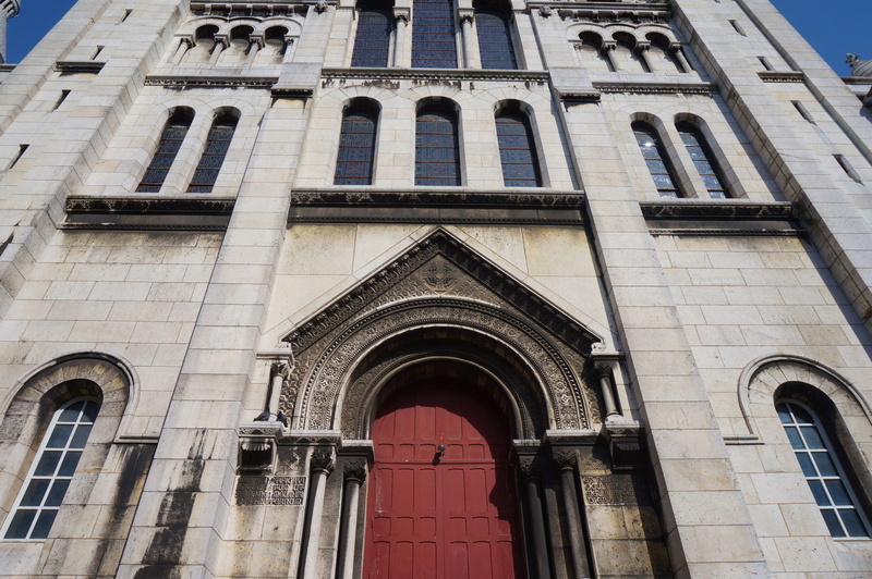 architectural column, place of worship, low angle view, spirituality, 4K, france, building exterior, basilique du sacré-cœur, outdoors, french, city, church