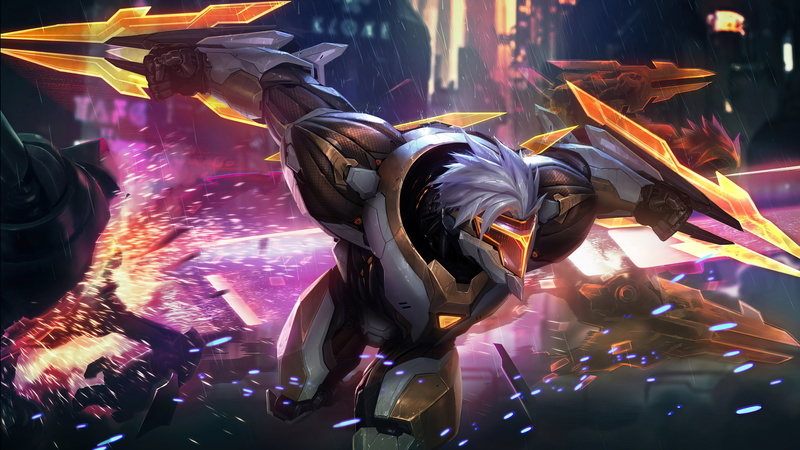 Riot Games, Robots, digital art, PROJECT, Zed (League of Legends), 4K, 8K, Zed, League of Legends