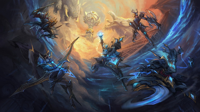 1080P, Video Game, Ashe (League Of Legends), Zed (League Of Legends), Ryze (League Of Legends), League Of Legends, Thresh (League Of Legends)