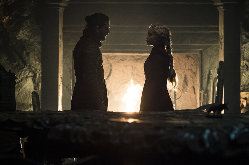 Kit Harington, Emilia Clarke, Daenerys Targaryen, Jon Snow, TV Show, Game Of Thrones, 2K