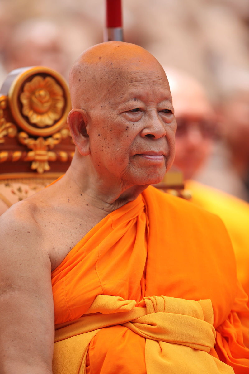 orange color, belief, spirituality, 5K, thailand, Supreme Patriarch, shaved head, one person, asia, people, monk, orange, buddha, robes, india, religion