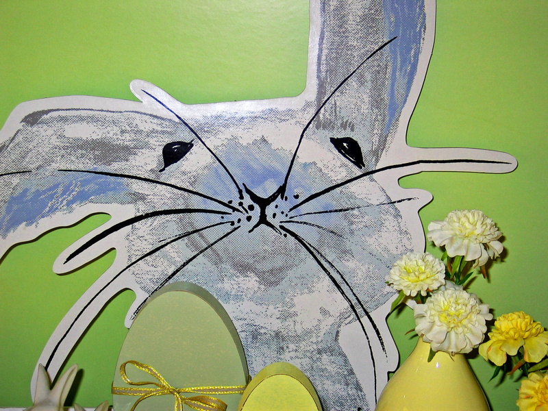 beauty in nature, animal wildlife, floral pattern, table, easter theme, easter greetings, osterkorb, butterfly - insect, Easter Bunny, flower, fragility
