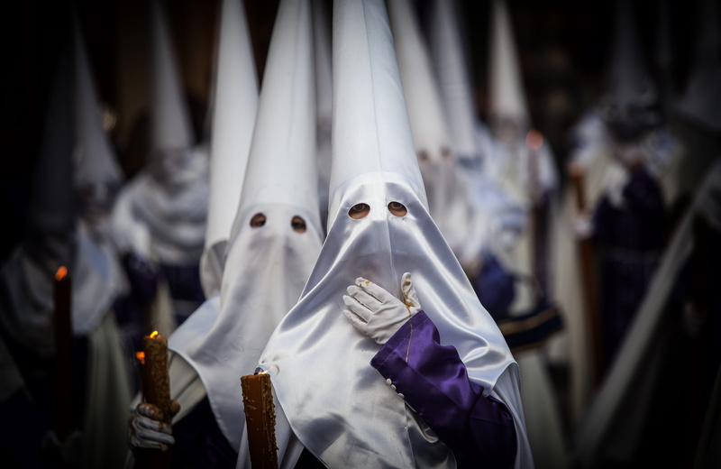 religion, celebration, procession, masks, paper, clothing, traditional, horror, human body part, skeleton, spooky, hanging, aggression, close-up, spanish