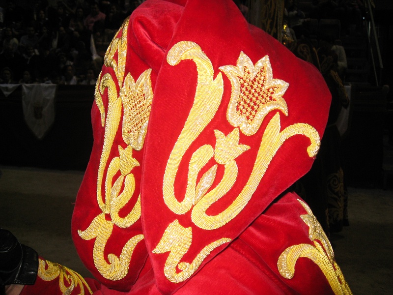 2K, pattern, lifestyles, creativity, clothing, real people, women, holy week, indoors, traditional clothing, close-up, heart shape, lorca, art and craft
