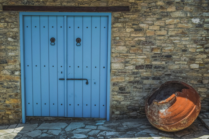 wood - material, cyprus, built structure, architecture, nature, blue, protection, security, day, wall, house, outdoors, building, building exterior, metal