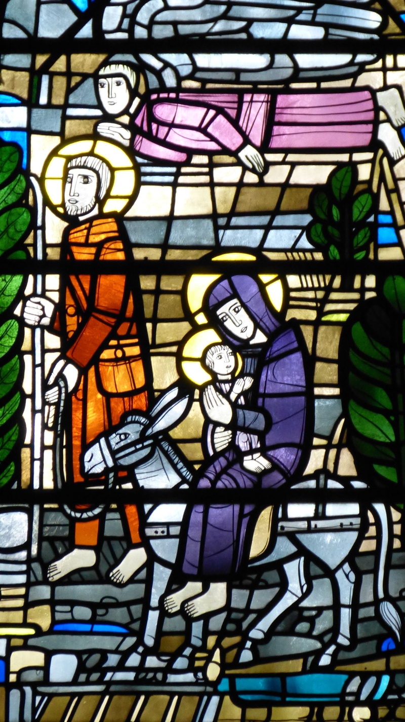 no people, nativity scene, religion, christmas story, art, place of worship, faith, built structure, stained glass, architecture, indoors, church, christian
