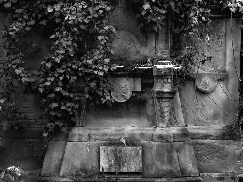 damaged, entrance, 4K, lonely, no people, built structure, day, tombstone, leaves, memory, dead, peaceful, rock, resting place, last calm, silent, building