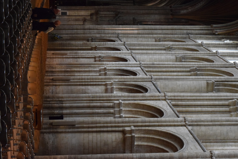 united kingdom, large group of objects, indoors, industry, the cathedral church of the holy and undivided trinity of ely, empty, columns, pray, day, wood - material