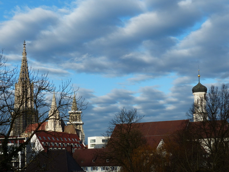 faith, Ulm Cathedral, onion dome, holy trinity church, spirituality, high, ulm, architecture And Buildings, cathedral, nature, church, spire, light, Building