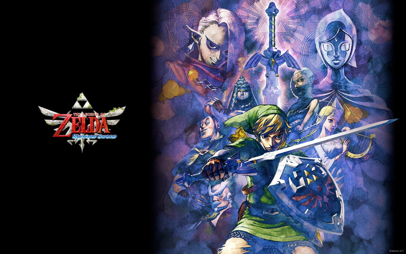 video, sword, link, hd, nintendo, Video Games, zelda, art, games, skyward, legend, 1080P