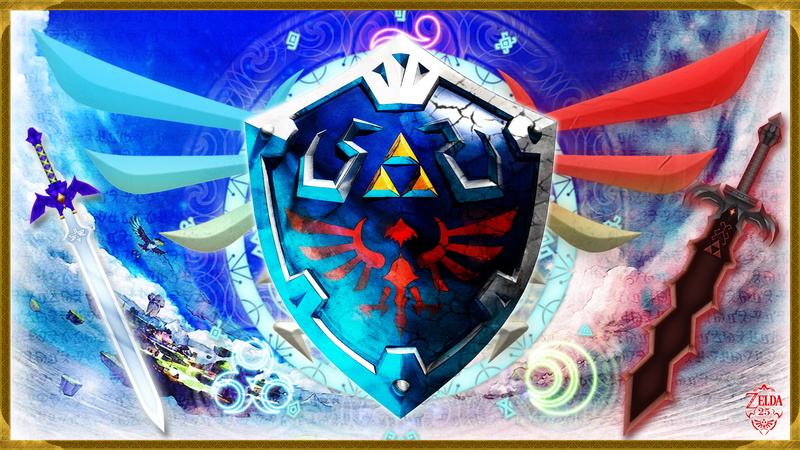 The Legend Of Zelda: Skyward Sword, Hylian, 1080P, Link, Shield, Zelda