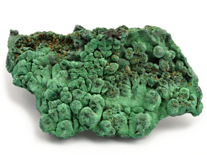 malachite, no people, single object, mineral, broccoli, food, 2K, vegetable, green stone, white background, still life, freshness, vegetarian food, wellbeing