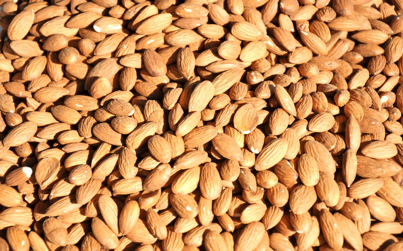 nut, nut - food, still life, no people, textured, repetition, freshness, indoors, wellbeing, abundance, almond, skinless almonds, brown, seeds, seed, backgrounds