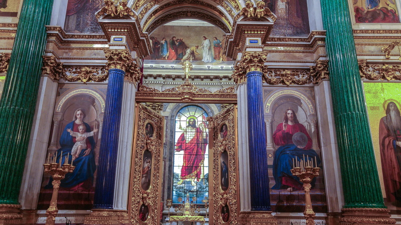 travel destinations, paiting, place of worship, indoors, male likeness, saint petersbourg, religious, architecture, no people, representation, 5K, cathedral