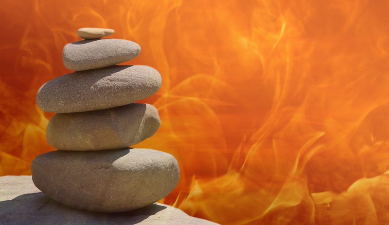patience, harmony, healthcare and medicine, meditation, zen-like, stone, orange color, no people, cairn, close-up, background, dawn, rock, fire, yellow