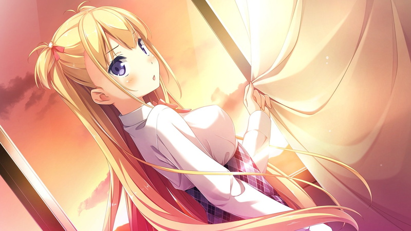 alice, suru, third, blush, kantoku, macy, eyes, sunset, 1080P, seifuku, cube, bukiyou, hair, game, long, butai, blue, koi, blonde, kanojo