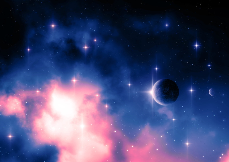 heavenly, fog, blue, digital, planet - space, constellation, star field, planet, light - natural phenomenon, astronomy, bright, atmosphere, star