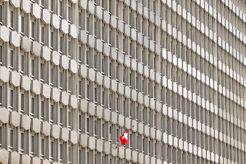 no people, in a row, luxembourg, building exterior, architecture, patriotism, red flag, full frame, concrete, 4K, building, flag, wall - building feature