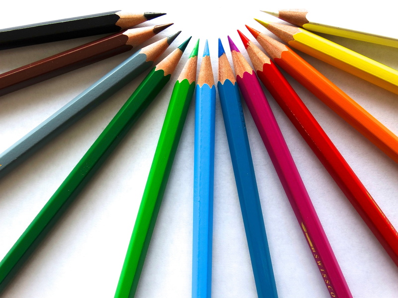 draw, order, colored, color, close-up, paint, art and craft, sharp, centered, studio shot, multi colored, still life, 4K, variation, art and craft equipment